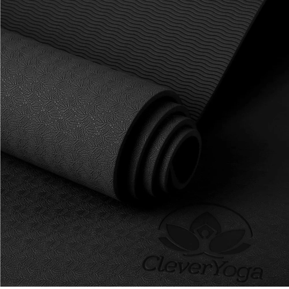 Clever Yoga 🧘 Mat. Black. Sealed never opened - Picture 3 of 16
